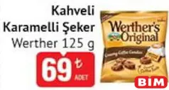 WERTHER'S ORİGİNAL KAHVELİ KARAMELLİ ŞEKER 125 G fiyat ve kampanya bilgisi